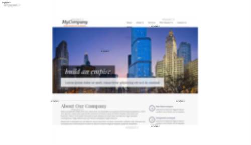 قالب وب سایت MyCompany 