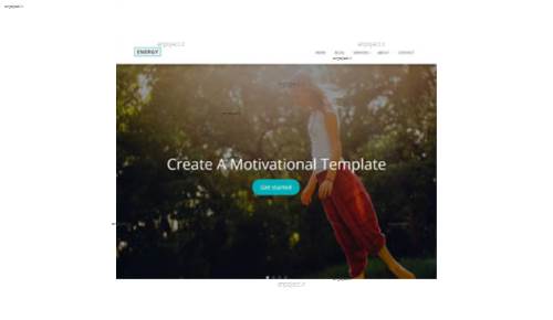 قالب وب سایت Energy 