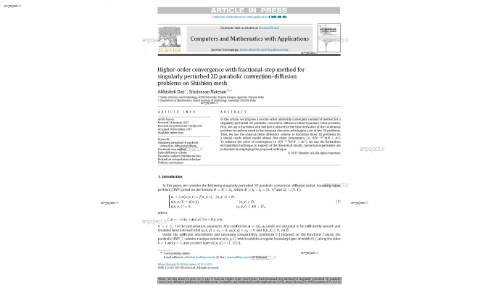 Higher-order convergence with fractional-step method for singularly perturbed 2D parabolic convection–diffusion problems on Shishkin mesh