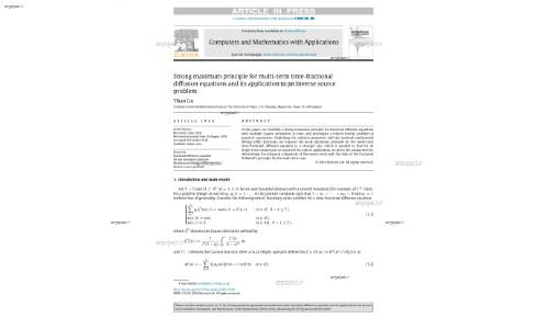 Strong maximum principle for multi-term time-fractional diffusion equations and its application to an inverse source problem