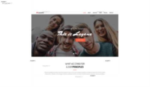 قالب وب سایت Layana v1.0 