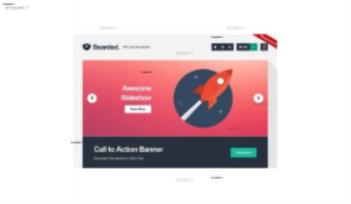 پوسته فروشگاهی فارسی Bearded برای ووکامرس