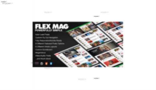 قالب وردپرس مجله خبری Flex Mag فارسی نسخه 1.10