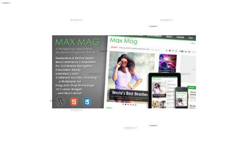 دانلود قالب مجله خبری Max Mag برای وردپرس دانلود قالب مجله خبری Max Mag برای وردپرس