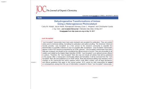 Dehydrogenative Transformations of Imines Using a Heterogeneous Photocatalyst