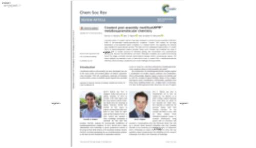 Covalent post-assembly modification in metallosupramolecular chemistry