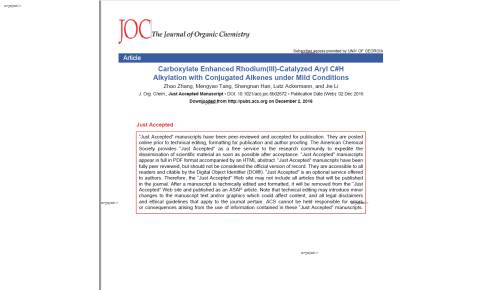 Carboxylate Enhanced Rhodium(III)-Catalyzed Aryl C#H Alkylation with Conjugated Alkenes under Mild Conditions