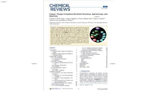 Copper−Oxygen Complexes Revisited: Structures, Spectroscopy, and Reactivity
