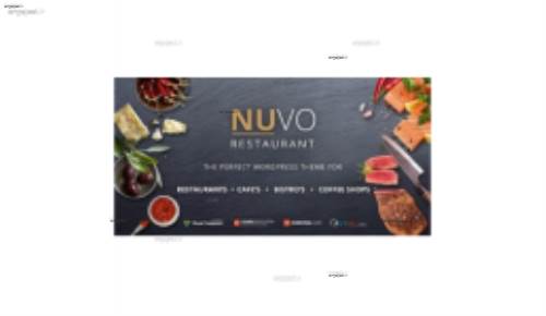پوسته وردپرس رستوران و کافی شاپ NUVO نسخه 5.5.7