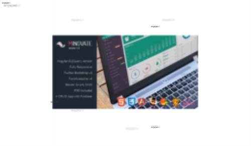 قالب HTML مدیریت وب سایت Minovate نسخه 1.8