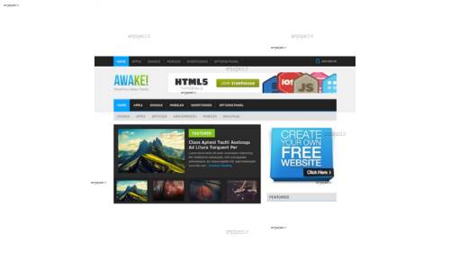 پوسته مجله ای وردپرس Awake
