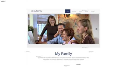 قالب وب سایت Me &amp;amp; Family 