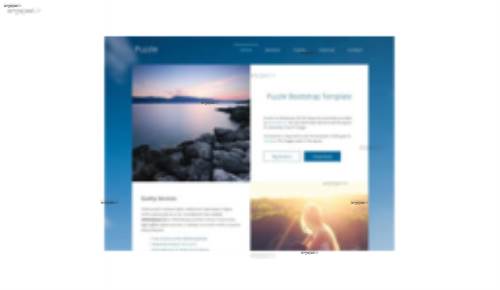 قالب وب سایت Puzzle 