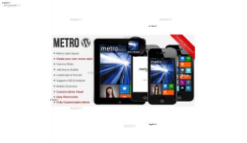 قالب وردپرس مخصوص موبایل Metro Mobile