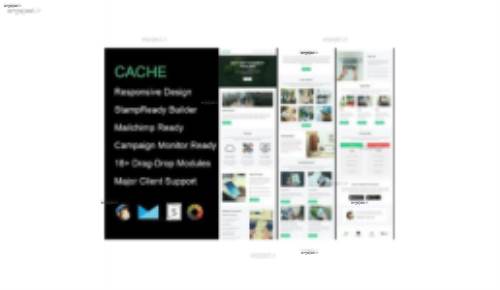 قالب ایمیل Cache به صورت HTML