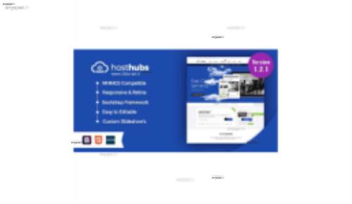 دانلود قالب هاستینگ HostHubs نسخه HTML و WHMCS