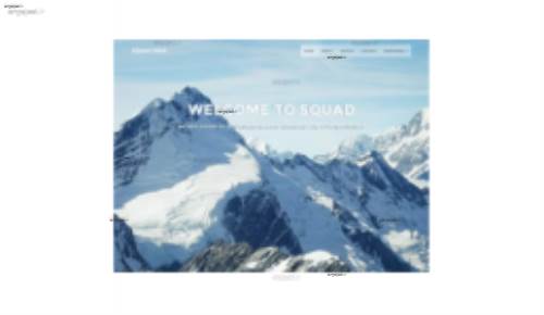 قالب وب سایت Squad Free 