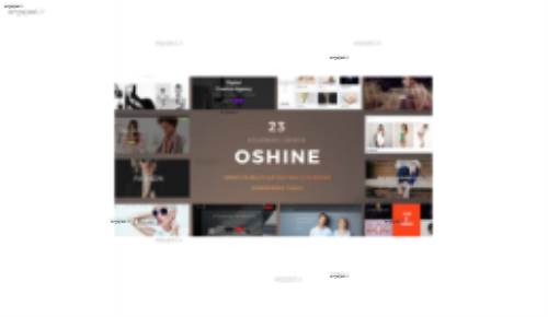 دانلود پوسته خلاقانه و چندمنظوره Oshine برای وردپرس