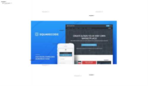 قالب مارکت و فروشگاه فایل وردپرس SquareCode نسخه 2.5.1