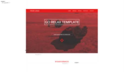 قالب وب سایت Relax 