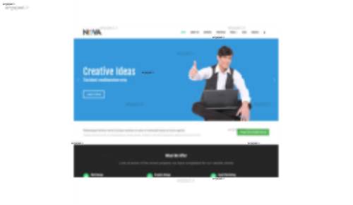 قالب وب سایت Nova 