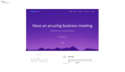 قالب وب سایت Amazing 