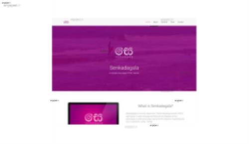 قالب وب سایت Senkadagala 