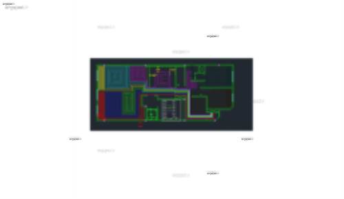 نقشه گرمایش از کف یک واحد 90 متری، نقشه کامل به همراه متراژ لوپ ها