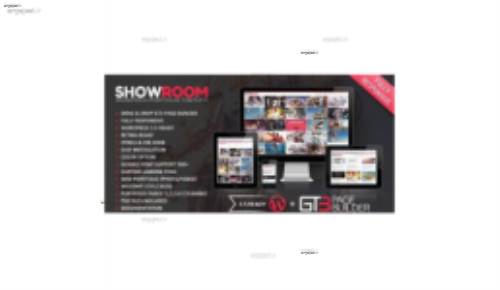 دانلود قالب نمونه کار با طراحی رتینا Showroom برای وردپرس