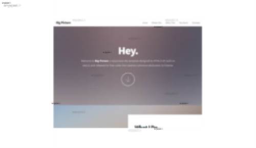 قالب وب سایت Big Picture 