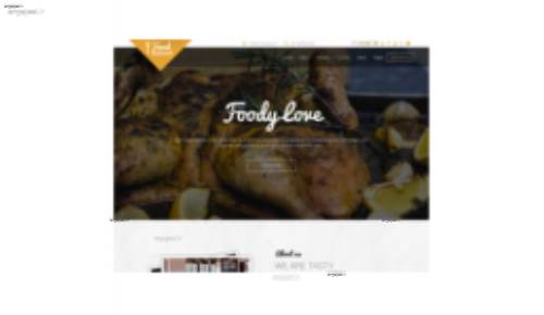 قالب وب سایت Food and Restaurant 