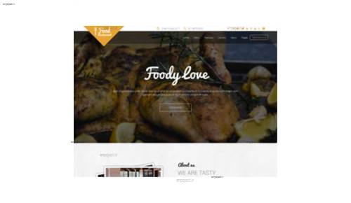 قالب وب سایت Food and Restaurant 