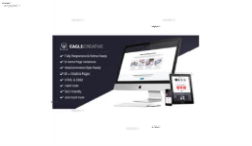 دانلود قالب خلاقانه و کسب و کار Eagle به صورت HTML