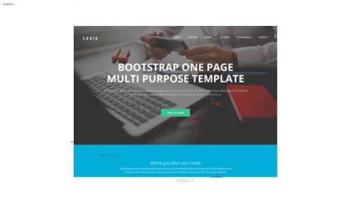 قالب وب سایت Lexis 