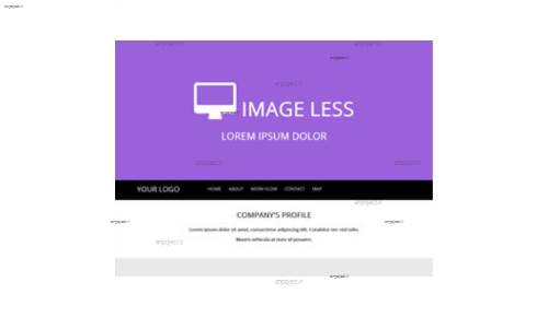 قالب وب سایت Image Less  قالب وب سایت Image Less