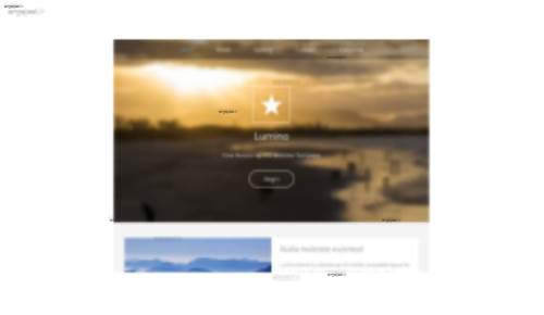 قالب وب سایت Lumino 