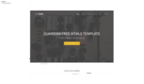 قالب وب سایت Guardian 