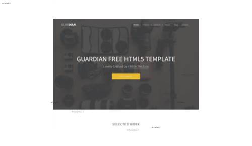 قالب وب سایت Guardian 