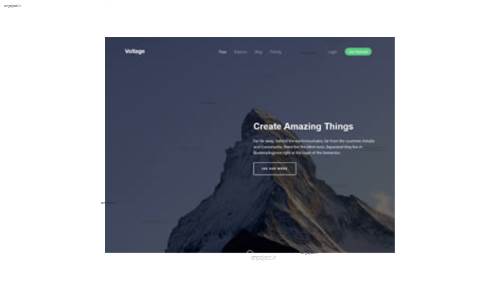 قالب وب سایت Voltage 