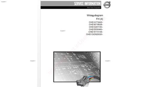 نقشه ی سیم کشی ولوو اف هاش 500 تا یورو6 اف ام جدید ورژن4 چهار . volvo fh 4 fm4 wiring diagram version 4