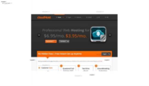 قالب میزبانی هاستینگ Cloudhost برای جوملا