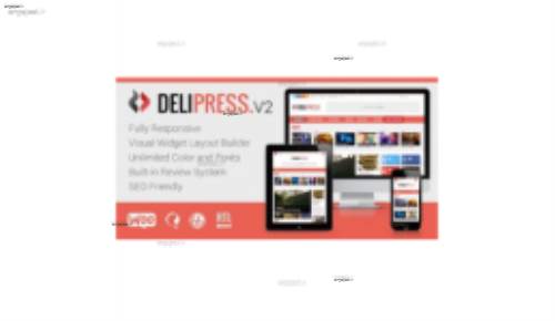 دانلود قالب مجله خبری Delipress برای وردپرس