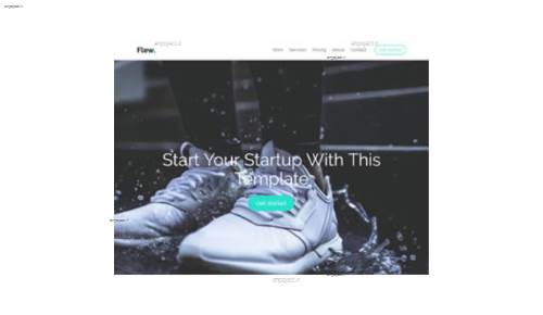 قالب وب سایت Flew  قالب وب سایت Flew