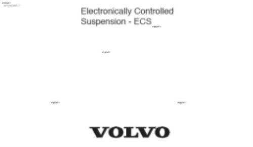 کتابچه کامل آموزش سیستم تعلیق بادی ولوو 