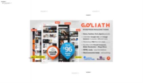 دانلود قالب مجله خبری GOLIATH نسخه 1.0.23 برای وردپرس