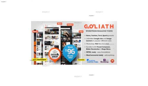 دانلود قالب مجله خبری GOLIATH نسخه 1.0.23 برای وردپرس دانلود قالب مجله خبری GOLIATH نسخه 1.0.23 برای وردپرس