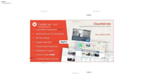 دانلود قالب وردپرس بنگاه تبلیغاتی FlatAds