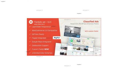 دانلود قالب وردپرس بنگاه تبلیغاتی FlatAds