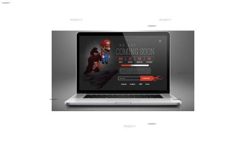 دانلود قالب لایه باز به زودی باز خواهیم گشت Gaming