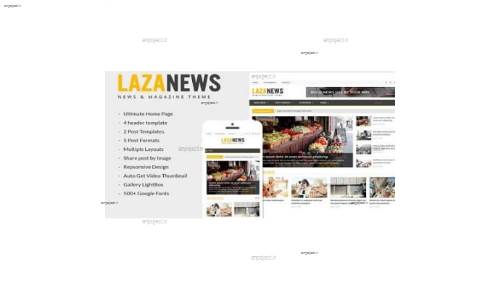 دانلود پوسته مجله خبری lazanews برای وردپرس دانلود پوسته مجله خبری lazanews برای وردپرس